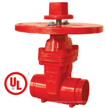 UL / FM estándar 200psi-Nrs tipo válvula de compuerta ranurada final (Z85)